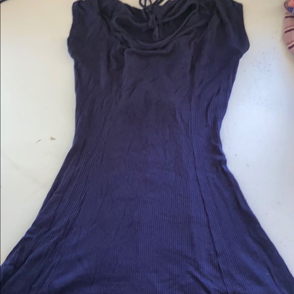 Charlotte Russe Tie-Back Skater Dress